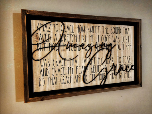 Amazing Grace Sign