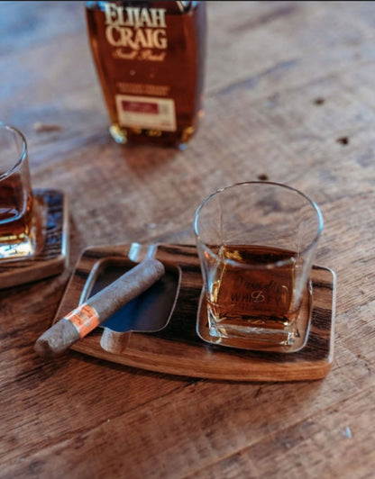 Cigar and Whiskey Tray